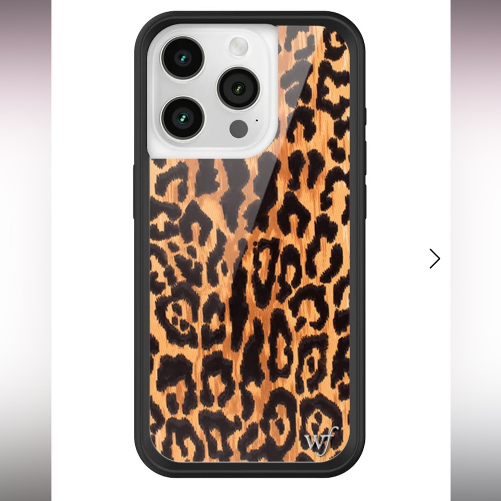 Wildflower Leopard iPhone case